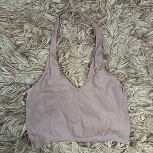 Bozzolo Mauve Crop Top